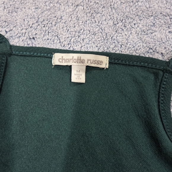 Charlotte Russe Dark Green Camisole Top - Picture 4 of 7